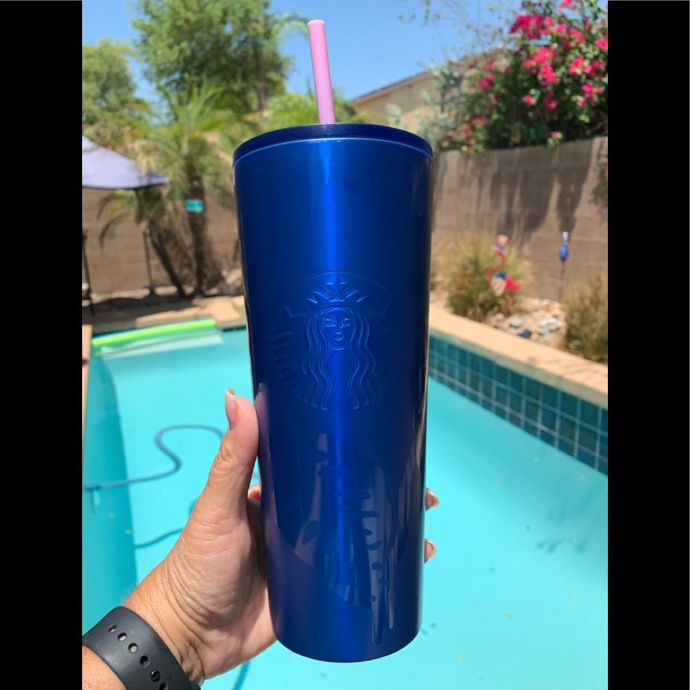 Starbucks Summer 2021 Blue 24oz tumbler